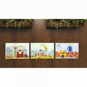 Комплект настенных панелей «Стройка» - fgospostavki.ru - Москва