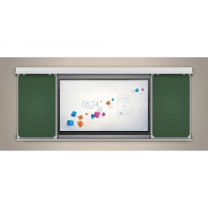 Многофункциональная раздвижная система аудиторных досок 65'' - fgospostavki.ru - Москва