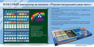 Отрезок натурального ряда чисел. Классный конструктор на магнитах - fgospostavki.ru - Москва