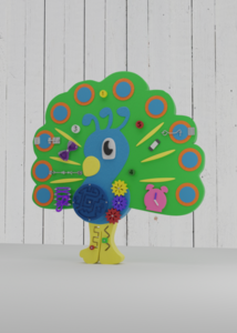 Бизиборд «Радостный павлин» - fgospostavki.ru - Москва