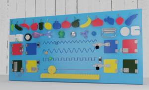 Бизиборд «Фрукты и овощи» - fgospostavki.ru - Москва