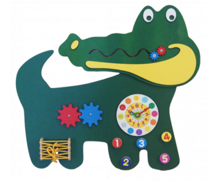 Бизиборд «Зеленый крокодил» - fgospostavki.ru - Москва