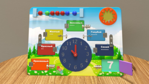 Настенная панель «Изучение цифр и цветов» - fgospostavki.ru - Москва