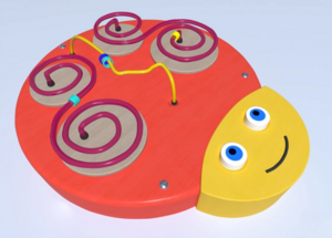 Настенный игровой элемент в виде головы гусеницы - fgospostavki.ru - Москва