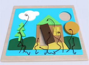 Настенная панель «Домик» - fgospostavki.ru - Москва