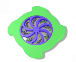 Тактильно-развивающая панель «Вращение радуги» - fgospostavki.ru - Москва