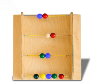 Тактильно-развивающая панель с текстурами и радужными шариками - fgospostavki.ru - Москва