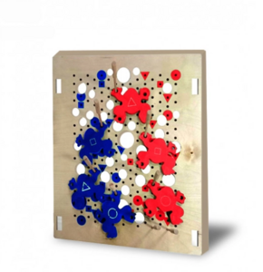 Тактильно-развивающая панель «Цветные лягушки» - fgospostavki.ru - Москва