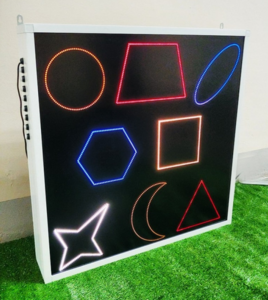 Панель интерактивная со светящимися цветными фигурами - fgospostavki.ru - Москва