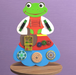 Бизиборд «Лягушка» - fgospostavki.ru - Москва