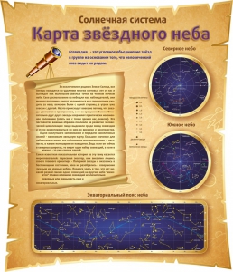 Стенд "Карта звездного неба" - fgospostavki.ru - Москва
