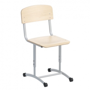 Стул ученический регулируемый на плоскоовальной трубе - fgospostavki.ru - Москва