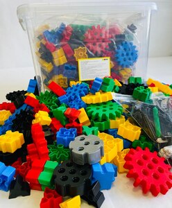 Конструктор Шестеренки (STEM Junior) 300 деталей  - fgospostavki.ru - Москва