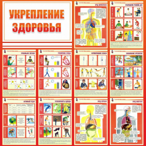 Стенд "Укрепление здоровья" - fgospostavki.ru - Москва