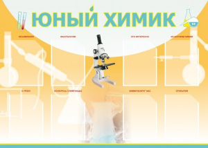 Стенд "Юный химик" Вариант 1 - fgospostavki.ru - Москва