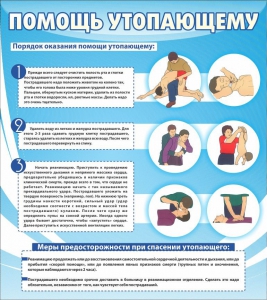 Стенд "Помощь утопающему" - fgospostavki.ru - Москва