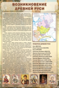 Стенд "Возникновение древней Руси" - fgospostavki.ru - Москва