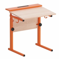 Стол ученический с наклоном столешницы (0-15°) на прямоугольной трубе - fgospostavki.ru - Москва