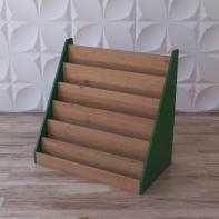 Стеллаж-витрина для книг "Познавательная горка" - fgospostavki.ru - Москва