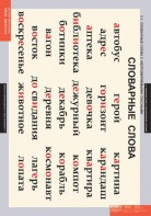 Комплект таблиц. Русский язык. Словарные слова. - fgospostavki.ru - Москва