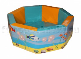 Сухой бассейн восьмигранный с шелкографией - fgospostavki.ru - Москва