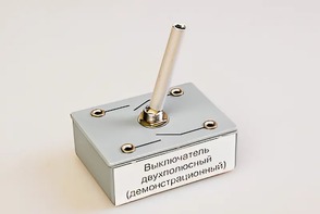 Выключатель двухполюсный (демонстрационный) - fgospostavki.ru - Москва