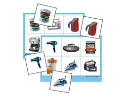 Логопедическое лото "Бытовая техника" (4 планшета, 24 карточки, цветное, ламинированное) - fgospostavki.ru - Москва