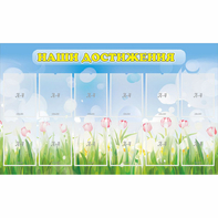 Стенд "Наши достижения" с 12 карманами - fgospostavki.ru - Москва