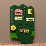 Бизиборд «Зелёная лапа» - fgospostavki.ru - Москва