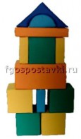 Мягкий модуль-конструктор "Городок" (12 элементов) - fgospostavki.ru - Москва