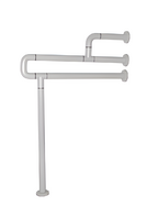 Поручень напольно-настенный с антибактериальным покрытием (белый) - fgospostavki.ru - Москва