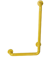 Поручень опорный L-образный вертикальный (желтый) - fgospostavki.ru - Москва