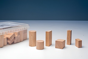 Игровой набор Фребеля "Конструктор" (50 элементов, бук, серия "Красота вокруг нас") - fgospostavki.ru - Москва