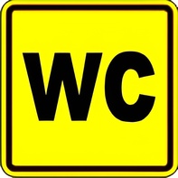 Тактильный знак (WC) 100х100 - fgospostavki.ru - Москва