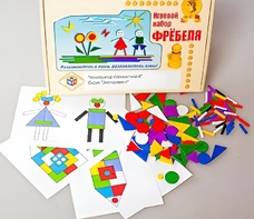 Игровой набор Фребеля "Конструктор плоскостной-4" (Серия "Эксперимент") - fgospostavki.ru - Москва