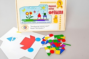 Игровой набор Фребеля "Конструктор плоскостной-1" (Серия "Эксперимент") - fgospostavki.ru - Москва