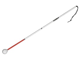 Трость складная ориентационная на крючке 110 сантиметров - fgospostavki.ru - Москва