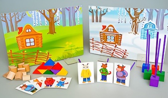 Игровой набор Фребеля "Заюшкина избушка" (серия "Сказочный мир". Выпуск 1) - fgospostavki.ru - Москва