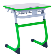 Парта SMARTY одноместная регулируемая по высоте с антивандальной кромкой - fgospostavki.ru - Москва