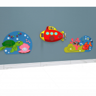 Комплект бизибордов «Подводный мир» 3 в 1 - fgospostavki.ru - Москва