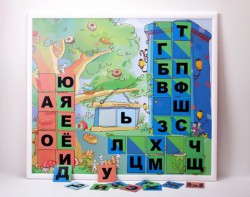 Магнитная доска "Город букв" - fgospostavki.ru - Москва