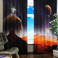 Комплект светонепроницаемых штор "Марсианская одиссея" - fgospostavki.ru - Москва