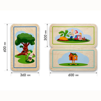 Набор стеновых панелей «Мир сказки - У Лукоморья» - fgospostavki.ru - Москва