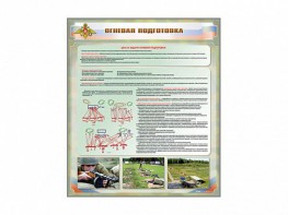Стенд "Огневая подготовка" Вариант 1 - fgospostavki.ru - Москва