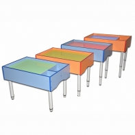 Песочные столы на регулируемых опорах RGB подсветка - fgospostavki.ru - Москва