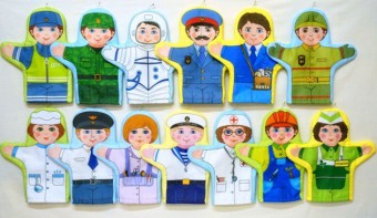 Набор рукавичек "Профессии" 13 штук - fgospostavki.ru - Москва