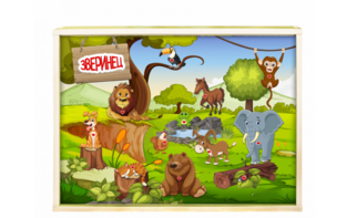 Интерактивная светозвуковая панель «Зверинец» - fgospostavki.ru - Москва