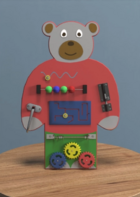 Бизиборд «Папа-медведь» - fgospostavki.ru - Москва