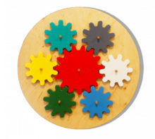 Бизиборд «Цветные шестеренки» - fgospostavki.ru - Москва