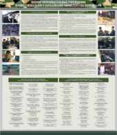 Стенд "Военные образовательные учреждения Российской Федерации" - fgospostavki.ru - Москва